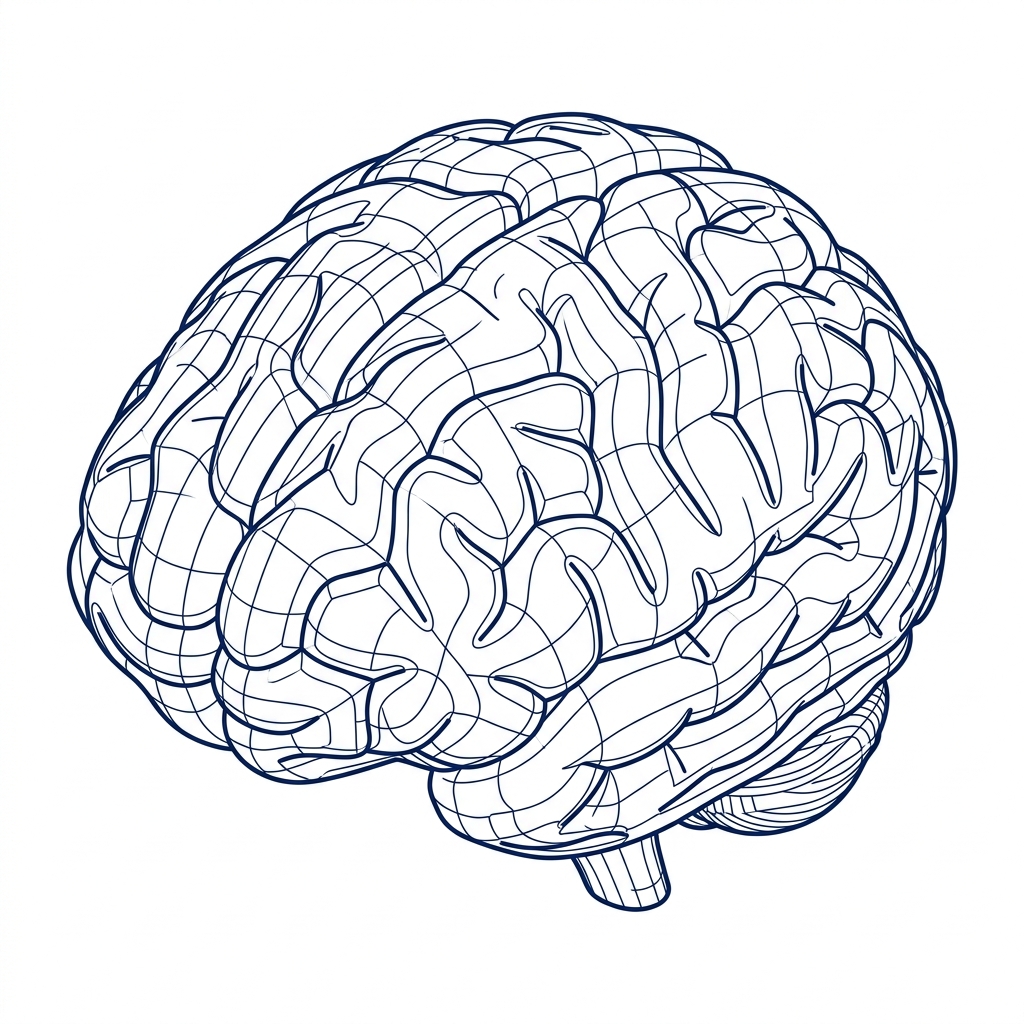 3D Architectural Brain Idea